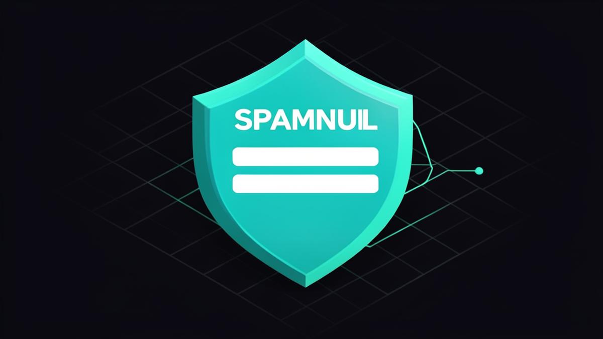 A security shield protecting an email signup form